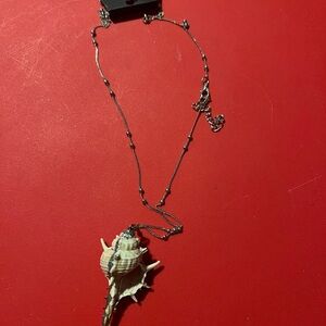 Paparazzi Cream and Brown Shell Necklace